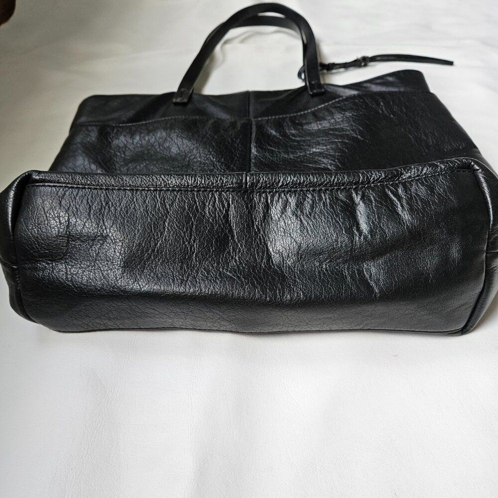 Lucky Brand Leather Studded Shoulder Tote Bag - Picture 3 of 9